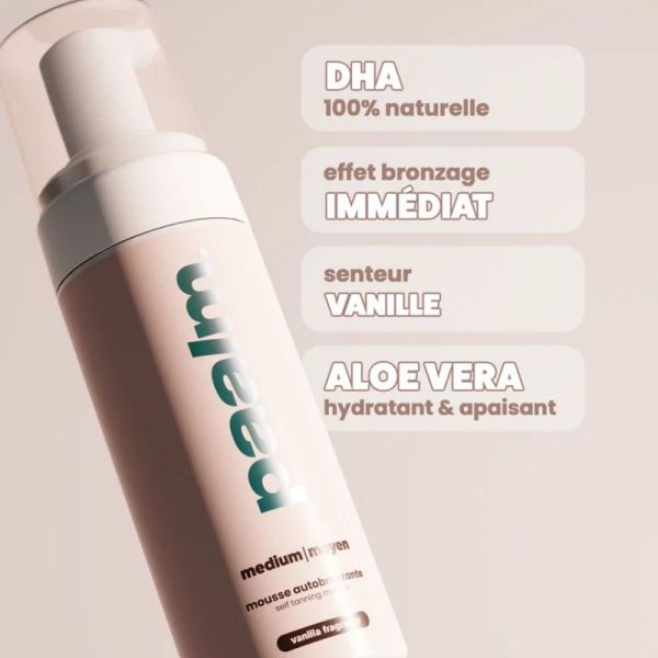 Paalm Cosmetics mousse autobronzante medium 150ml