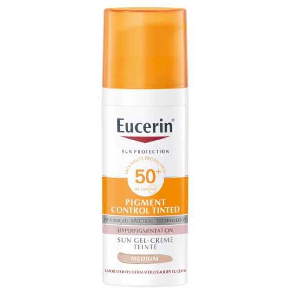 Eucerin Sun Protection Pigment control gel-crème SPF50+ teinté 50ml