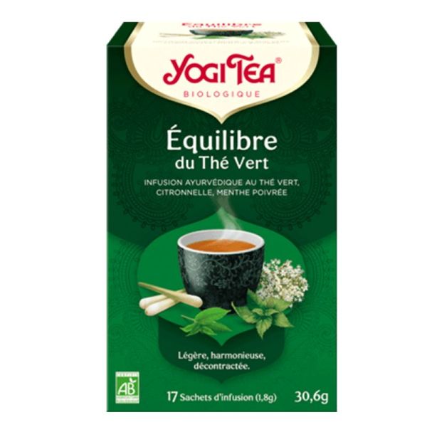 Yogi Tea Equilibre du thé Vert bio 17 sachets