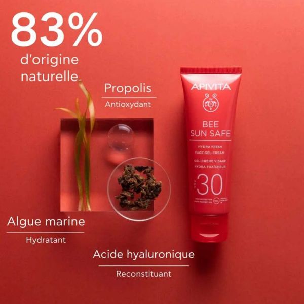 Apivita Bee Sun Safe gel crème visage hydra fraîcheur SPF30 50ml