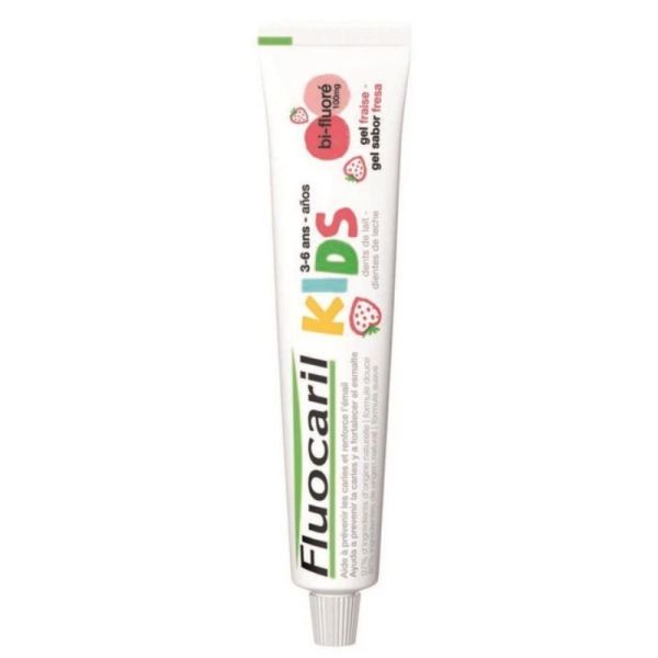 Fluocaril dentifrice Kids gel bi-fluoré 3-6 ans fraise 50ml