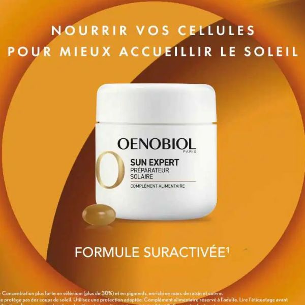 Oenobiol Sun Expert préparation solaire accélérée 30 capsules