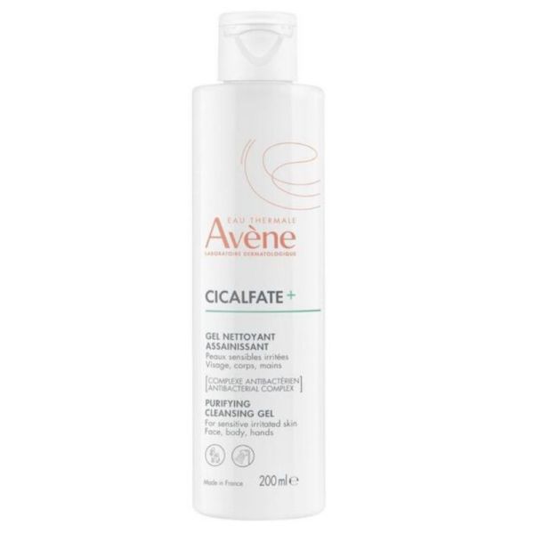 Avène Cicalfate+ gel nettoyant assainissant peau irritée 200ml