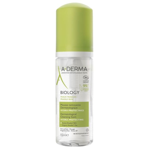 Biology mousse nettoyante dermatologique bio 150ml