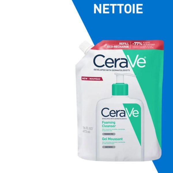 CeraVe gel moussant éco-recharge 473ml