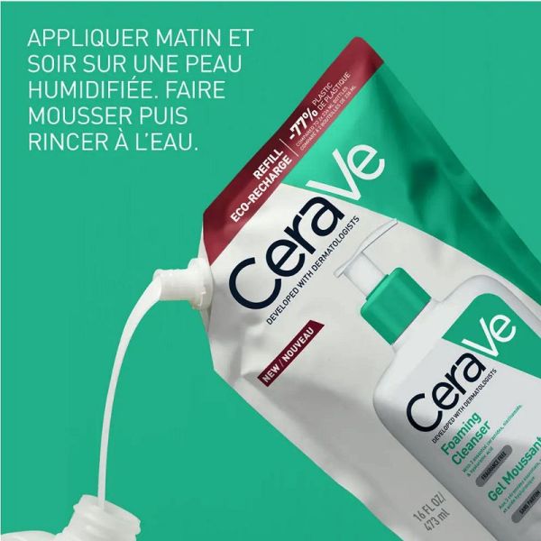 CeraVe gel moussant éco-recharge 473ml