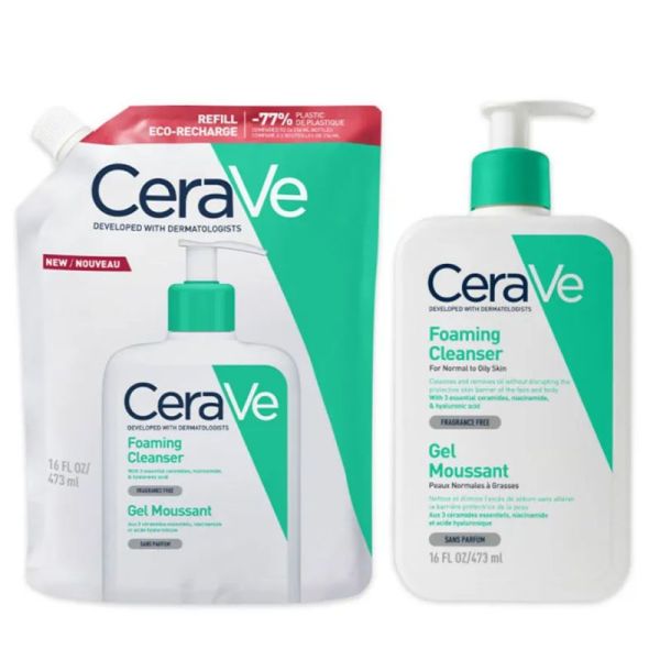 CeraVe gel moussant éco-recharge 473ml