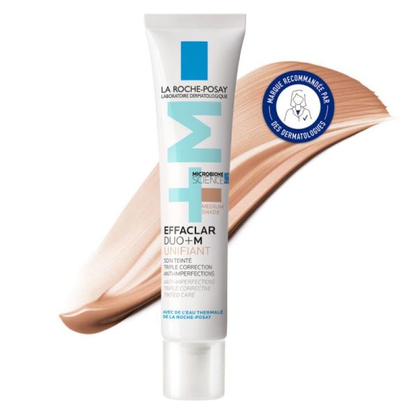 Roche Posay Effaclar Duo +M gel crème anti imperfections teinte médium 40ml