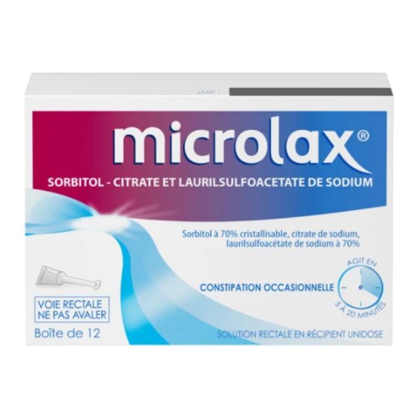 Microlax Solution Rectale pour Adulte 4 unidoses