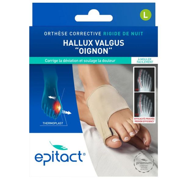 Epitact Orthèse corrective Hallux Valgus nuit 1 unité taille L