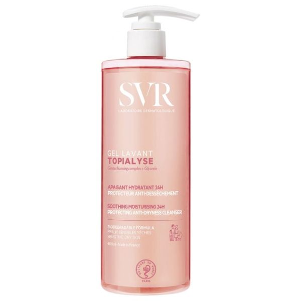 SVR Topialyse gel lavant peau sensible 400ml