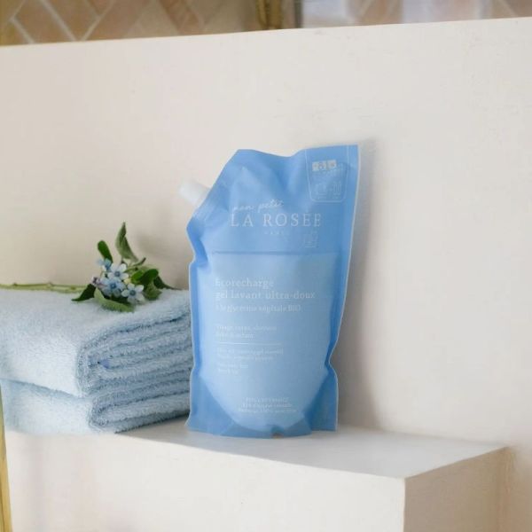 La Rosée gel lavant ultra-doux bébé recharge 800ml