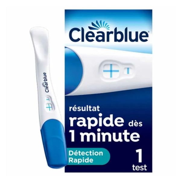 Clearblue Test de grossesse détection rapide 1 test