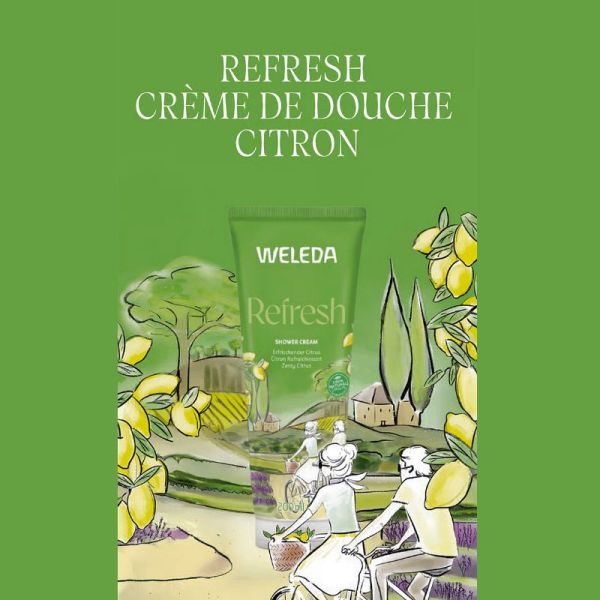 Weleda Refresh crème de douche Citron rafraîchissant 200ml