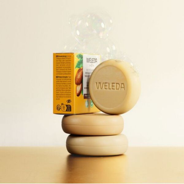 Weleda shampooing solide réparation & soin 50g