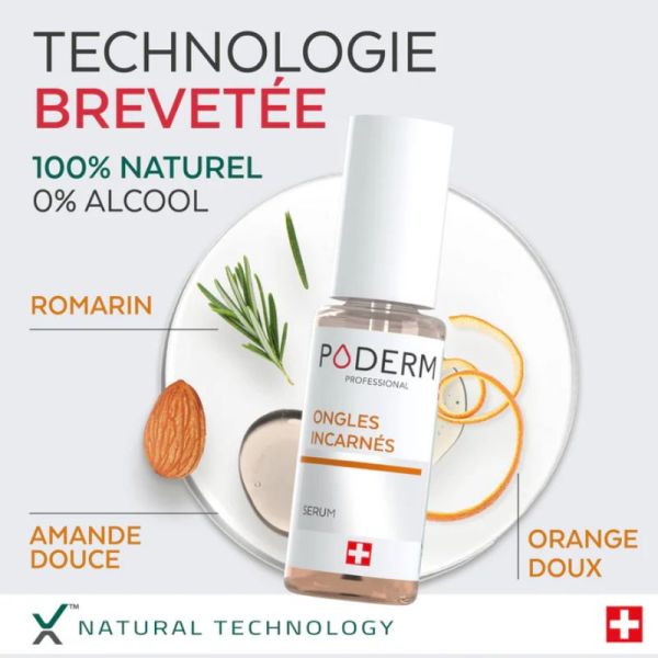 Poderm apaisant ongles Incarnés 8ml