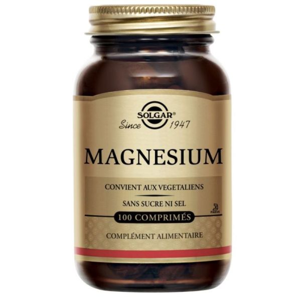 Solgar Magnesium 100 comprimés