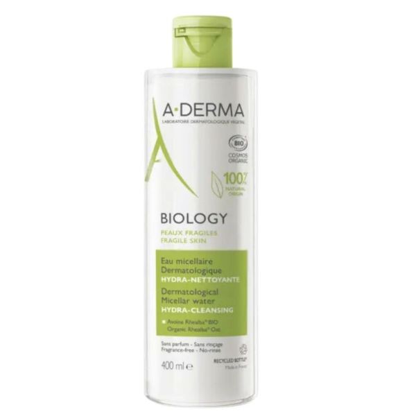 A-Derma Biology eau micellaire dermatologique bio 400ml