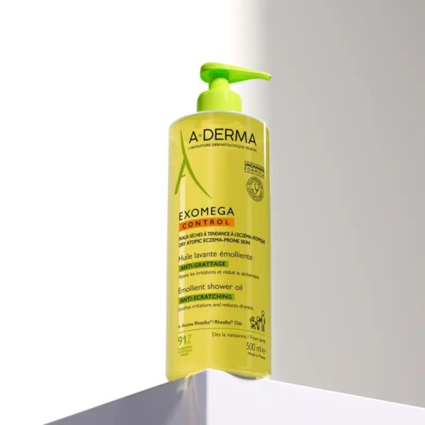 A-Derma  Exomega Control huile lavante émolliente anti grattage recharge 500ml