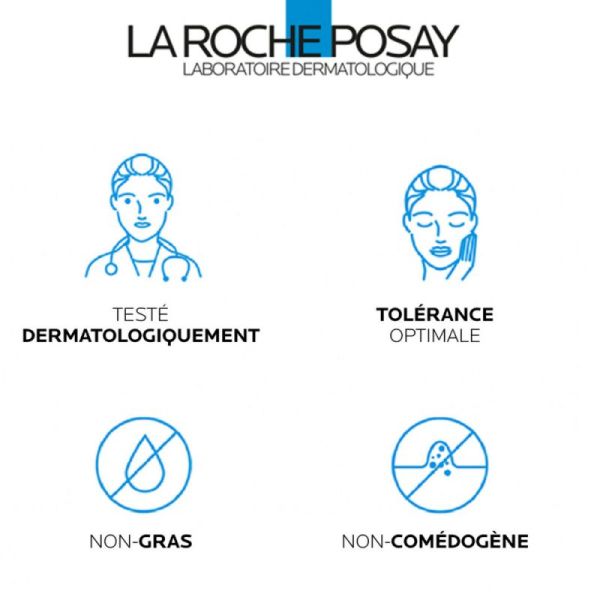 Roche Posay Hydraphase crème légère hydratante à l'acide hyaluronique 40ml
