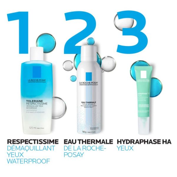 Roche Posay Toleriane Respectissime Démaquillant Yeux Waterproof 2 x 125ml