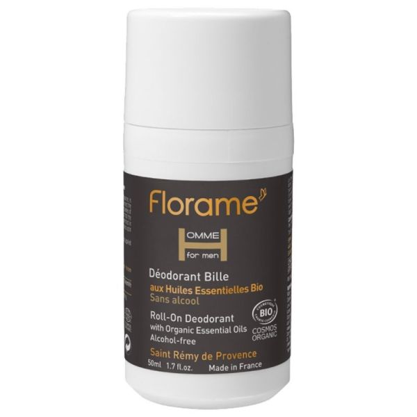 Florame Déodorant Homme Bille Bio 50 ml
