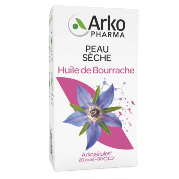Arkogélules Huile de Bourrache 60 Capsules