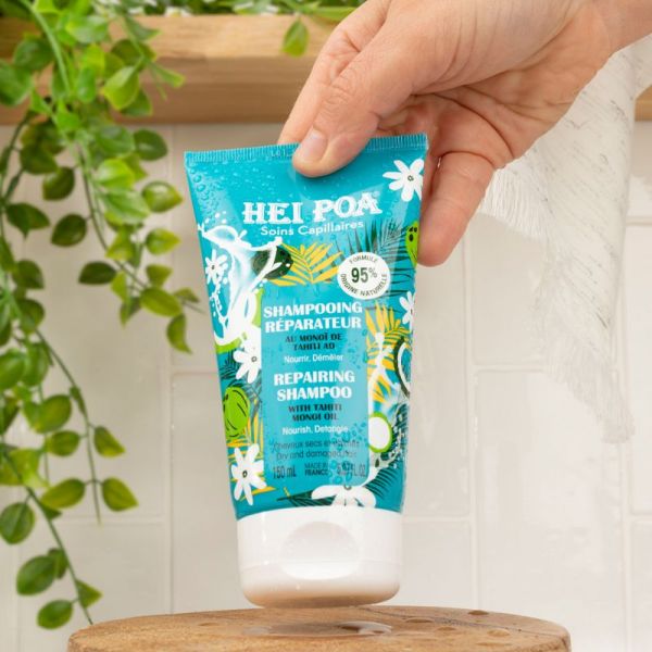 Hei Poa shampooing réparateur cheveux secs et abimés 150ml