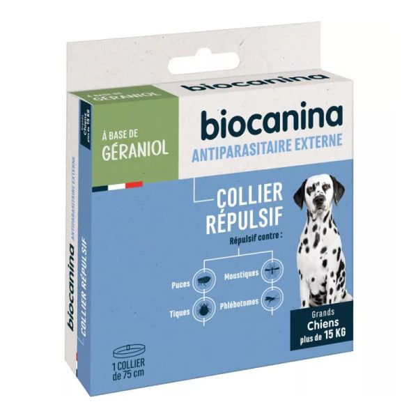 Biocanina Collier Répulsif Chiens de plus de 15 kg