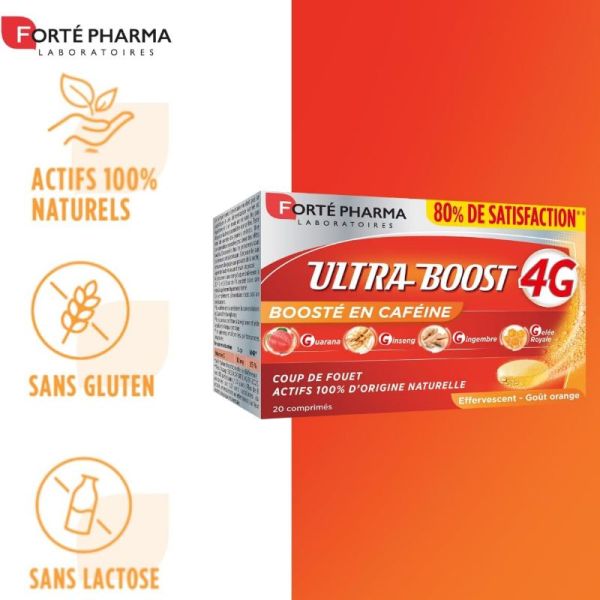 Forté Pharma Ultra-Boost 4G 20 comprimés effervescents