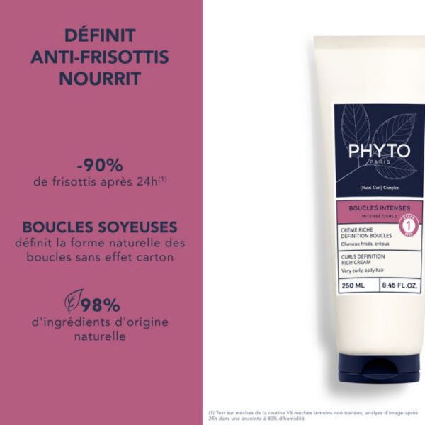 Phyto Boucles intenses crème riche définition boucles 250ml