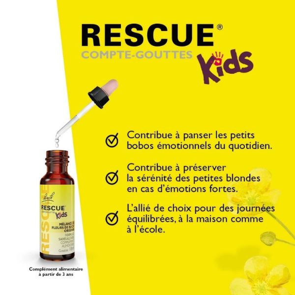 Bach Rescue Kids compte-gouttes 10ml