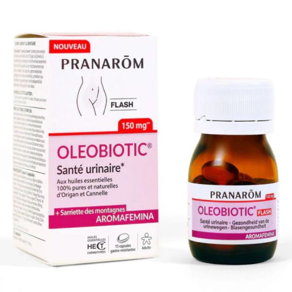 Pranarôm Oleobotic Flash 150mg 15 capsules