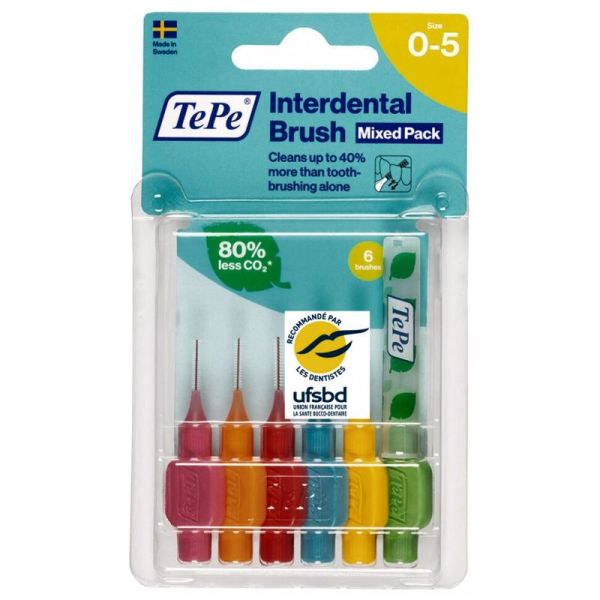 TePe Brossettes Interdentaires Assortiment Taille 0 à 5