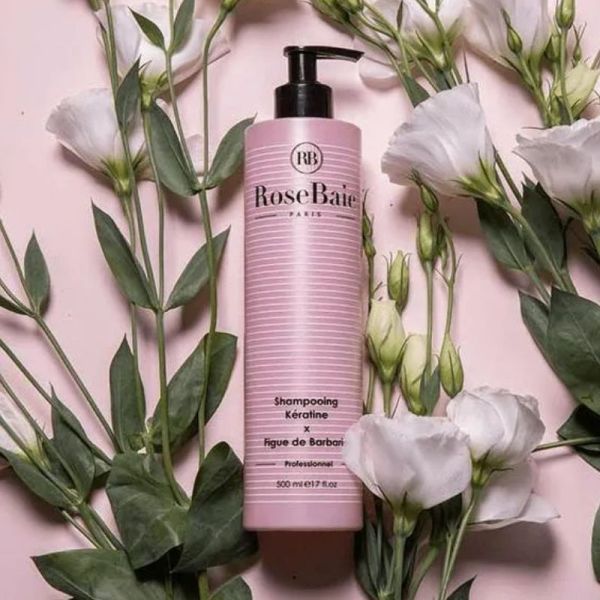 RoseBaie Shampoing Kératine et huile de figue barbarie 500ml
