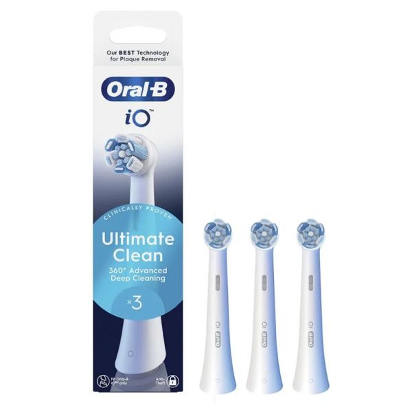 Oral-B iO brossettes pour brosse à dents électrique ultimate Clean x3