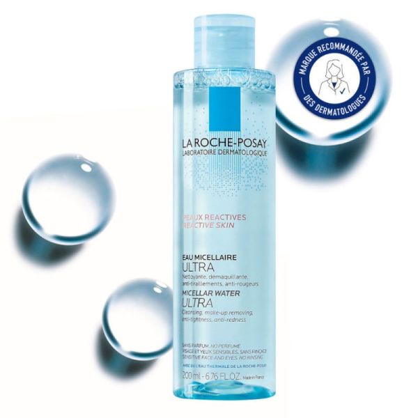 Roche Posay Tolériane eau micellaire ultra peaux réactives 200ml