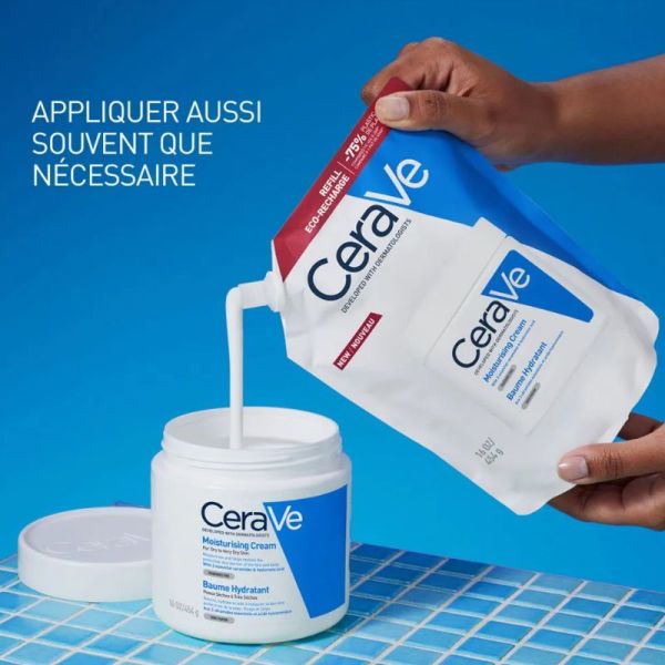 Cerave Body éco-recharge baume hydratant peaux sèches a très sèches 454g