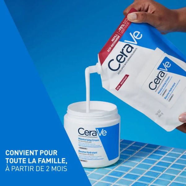 Cerave Body éco-recharge baume hydratant peaux sèches a très sèches 454g
