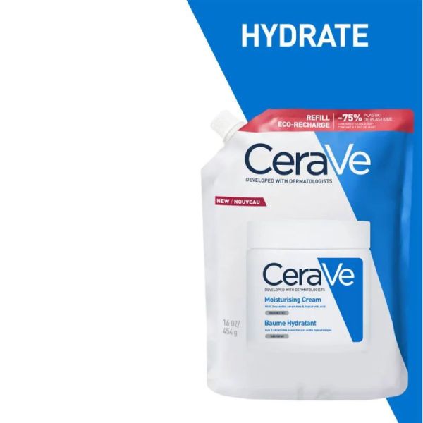 Cerave Body éco-recharge baume hydratant peaux sèches a très sèches 454g
