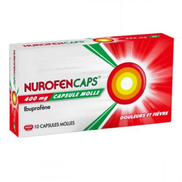 NurofenCaps 400 mg 10 Capsules Molles