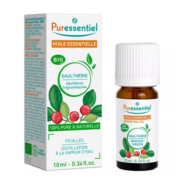 Puressentiel Huile Essentielle Bio Gaulthérie 10 ml