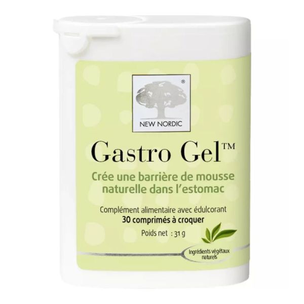 New-Nordic gastro gel brûlures d'estomac 30 comprimés