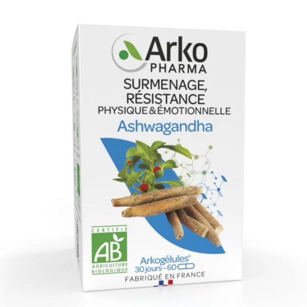 Arkogélules Ashwagandha bio 60 gélules