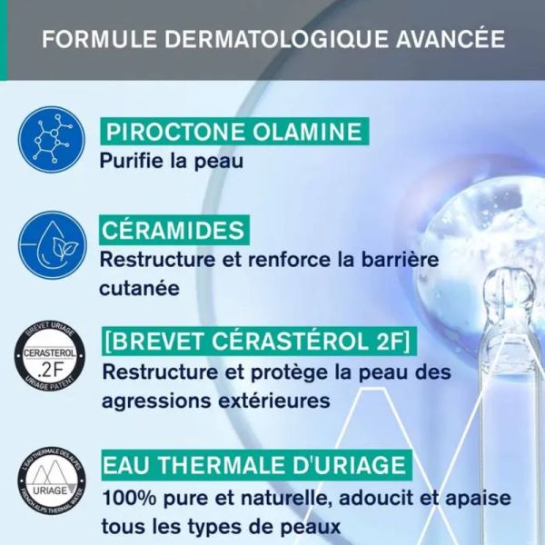 Uriage Hyséac crème nettoyante peaux sesséchées 150ml