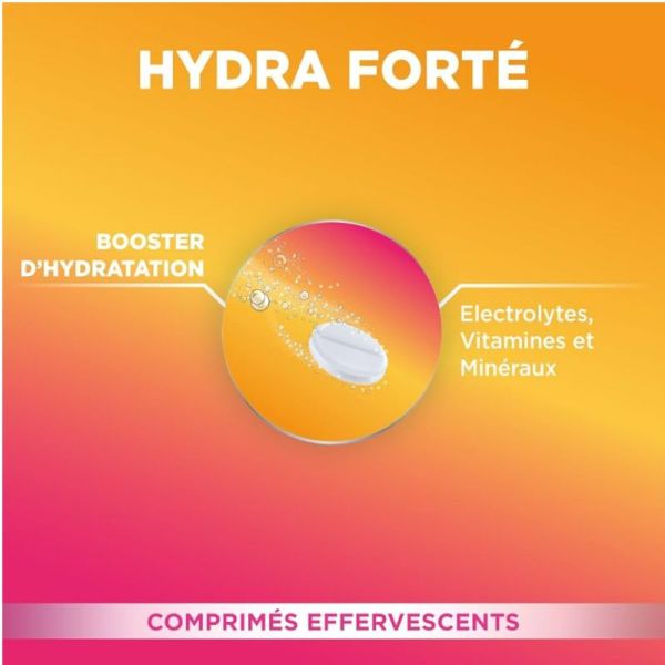Forté Pharma Hydra Forté Booster d'hydratation Fruits Rouges 24 comprimés effervescents