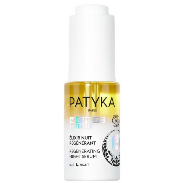 Patyka Age Specific Intensif élixir nuit régénérant bio 15ml