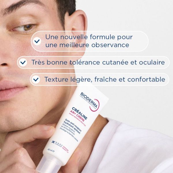 Bioderma Crealine AR+ crème soin anti rougeurs hydratant 40ml