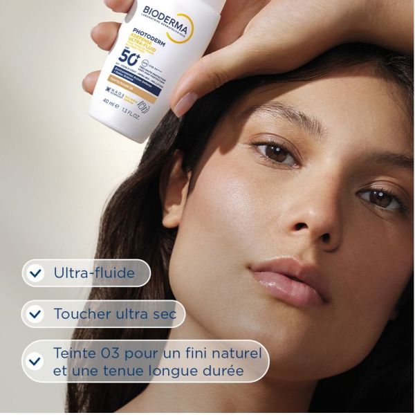 Bioderma Photoderm XDefense Ultra-Fluid  SPF50+ teinte 03 40ml