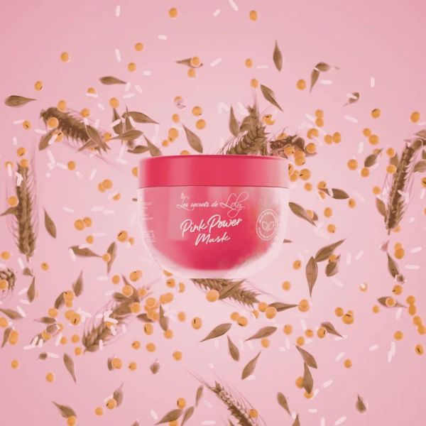 Les Secrets de Loly Pink Power Mask soin restructurant ultra protéiné 300ml